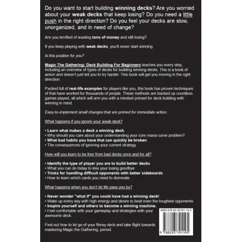 Magic The Gathering: Deck Building For Beginners