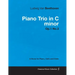 Ludwig Van Beethoven - Piano Trio in C minor - Op. 1/No. 3 - A Score for Piano, Cello and Violin: With a Biography by Joseph Otten