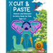 Cut & Paste Book for Kids Ages 3-5: Animals and Dinosaurs Activity Book