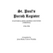 St. Paul's Parish Register