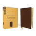 Kjv, Thompson Chain-Reference Bible, Genuine Leather, Calfskin, Brown, Red Letter, Comfort Print