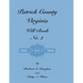Patrick County, Virginia, Will Book, No. 2