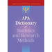 APA Dictionary of Statistics and Research Methods