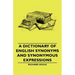 A Dictionary of English Synonyms and Synonymous Expressions