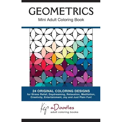 Geometrics: Mini Adult Coloring Book