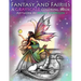 Fantasy and Fairies- A Grayscale Coloring Book: Fairies, Mermaids, Dragons and More!