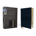 Niv, Thinline Reference Bible (Deep Study at a Portable Size), Leathersoft, Navy, Red Letter, Comfort Print