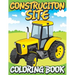 Construction Site Coloring Book