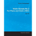 Violin Sonata No.2 by Robert Schumann for Piano and Violin (1851) Op.121