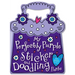 My Perfectly Purple Sticker and Doodling Purse