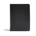 CSB He Reads Truth Bible, Black Leathertouch: Black Letter, Wide Margins, Notetaking Space, Reading Plans, Sewn Binding, Two Ribbon Markers, Easy-To-R