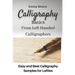 Calligraphy Basics from Left Handed Calligraphers: Easy and Best Calligraphy Samples for Lefties