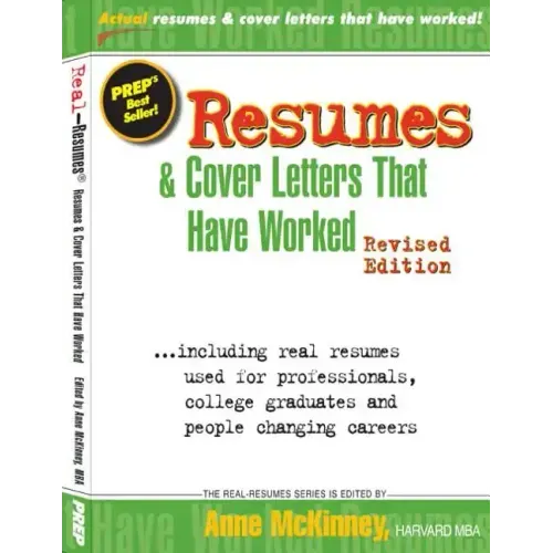 Resumes & Cover Letters That Have Worked