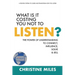 What Is It Costing You Not to Listen?: The Power of Understanding to Connect, Influence, Solve & Sell
