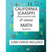 6th Grade CALIFORNIA CAASPP, MATH, Test Prep: 2019: 6th Grade California Assessment of Student Performance and Progress MATH Test prep/study guide