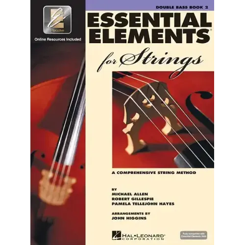 Essential Elements for Strings Book 2 Double Bass Method with Eei Beginner to Intermediate Bas