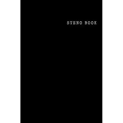 Steno Book: Steno pad, 6" x 9", Gregg Rule, White Paper, 100 Pages