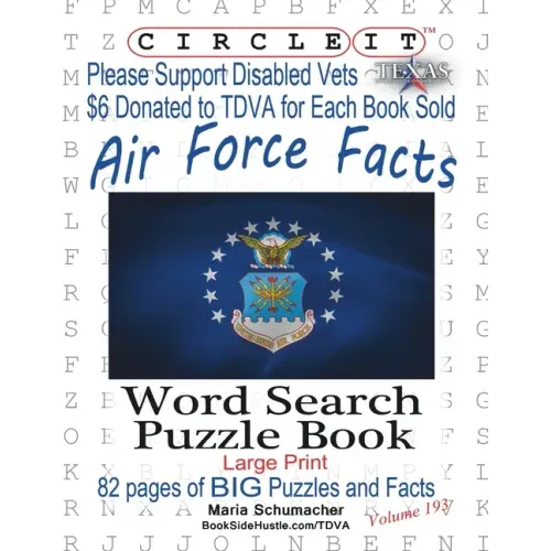Circle It, Air Force Facts, Word Search, Puzzle Book