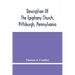 Description Of The Epiphany Church, Pittsburgh, Pennsylvania