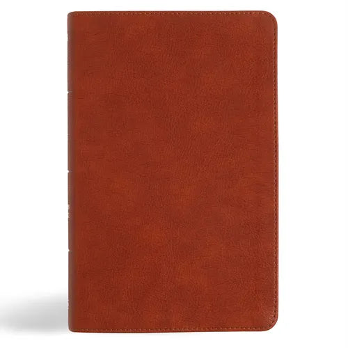 NASB Single-Column Personal Size Bible, Burnt Sienna Leathertouch