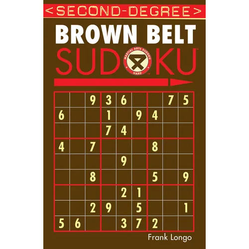 Second-Degree Brown Belt Sudoku(r)