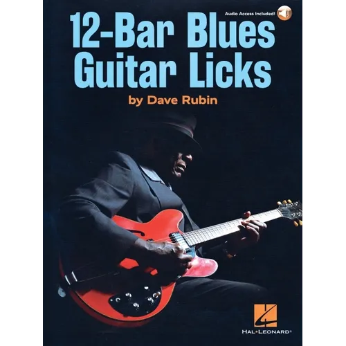 12-Bar Blues Guitar Licks: Book with Online Audio by Dave Rubin