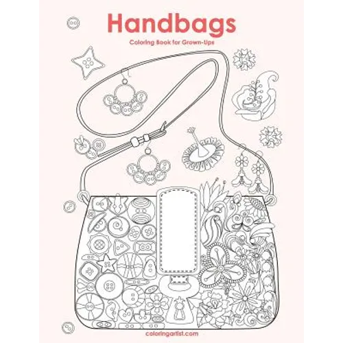 Handbags Coloring Book for Grown-Ups 1