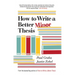 How to Write a Better Minor Thesis