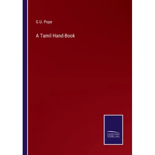 A Tamil Hand-Book