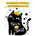 Positive Words Coloring Book: Halloween Alphabet Book & Letter Tracing Book For Preschoolers - Christian Childrens Books About Halloween With Positive