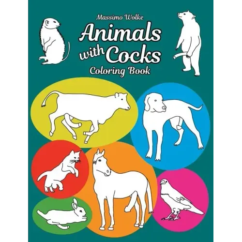 Animals with Cocks - Coloring Book
