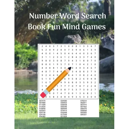 Number Word Search Book Fun Mind Games: 100 Exciting Number Puzzles for Adults