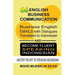 Business English Communication, Business English Emails with Dialogues Translated to Indonesian