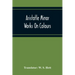 Aristotle Minor Works On Colours - On Things Heard Physiognomics - On Plants - On Marvellous Things Heard - Mechanical Problems - On Indivisible Lines