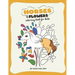 Horses And Flowers: Horse Coloring Book for Kids