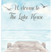 Lake house guest book (Hardcover) for vacation house, guest house, visitor comments book