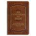 101 Devotions for Men, Encouragement for a Life of Faith, Brown Faux Leather Flexcover