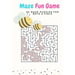 Maze Fun Game: 50 Maze Games Puzzles for Boys & Girls, Age 6+, Large Print, 1 Game Per Page