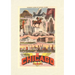 Vintage Lined Notebook Greetings from Chicago