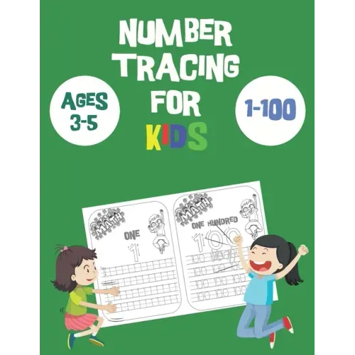 Number tracing books for kids ages 3-5 1-100: Number Tracing Book for Preschoolers and Kids Ages 3-5, Number tracing book, Number tracing book 1 to 10