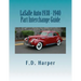 LaSalle Auto 1938 - 1940 Part Interchange Guide
