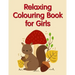 Relaxing Colouring Book for Girls: Super Cute Kawaii Animals Coloring Pages