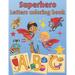 Superhero Letters Coloring Book
