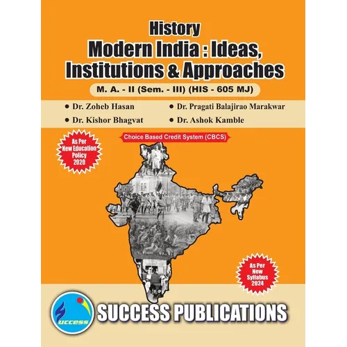 Modern India: Ideas, Institutions and Approaches(M.A, Sem-III) SPPU-Text(English)