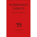 Scribonius Largus, Compositions Medicales