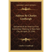 Address By Charles Lindbergh: Delivered At An America First Committee Meeting In New York City On April 23, 1941