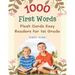 1000 First Words Flash Cards Easy Readers for 1st Grade English Arabic: I can read books my first flashcards of full sight word list with pictures and