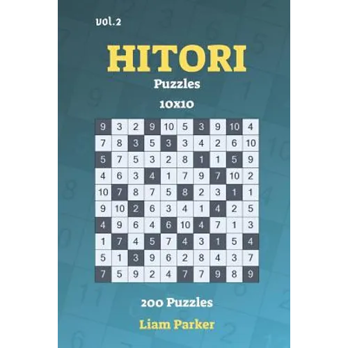 Hitori Puzzles - 200 Puzzles 10x10 vol.2