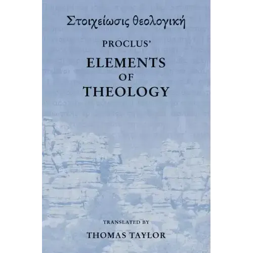 Proclus: The Elements of Theology