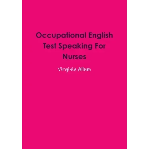 Occupational English Test Speaking For Nurses